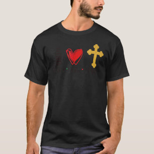 Vredesliefde Jezus Christus Religieuze Christelijk T-shirt