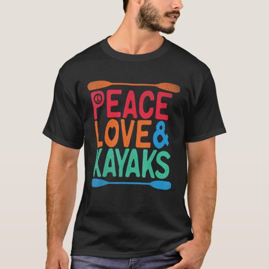 Vredesliefde Kayak Summer T-shirt (Voorkant)