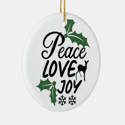 Vredesliefde Keramisch Ornament (Rechts)