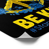 Vredesliefde Oekraïne staat op het punt om Oekraïn Poster (Hoek)