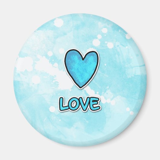 vredesliefde panda magneet (Voorkant)