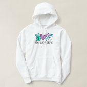 Vredesliefde Phlebotomie Phlebotomist Tech-technic Hoodie (Design voorkant)