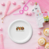 Vredesliefde Thanksgiving Gobble Turkey Thanksgivi Papieren Bordje (Feest)