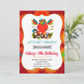 Vredesliefde valentijnsfeest Uitnodiging (Staand voorkant)