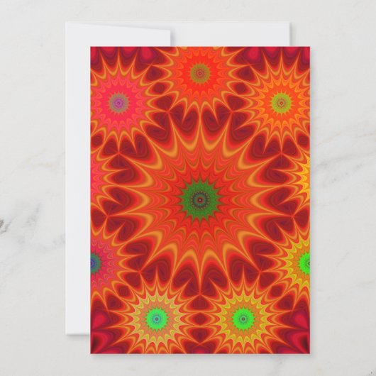 Vredesliefde valentijnsfeest Uitnodiging (Achterkant)