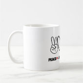 Vredesliefde Verpleegkundigen Waardering Koffiemok (Links)