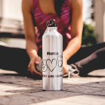Vredesliefde Verpleegkundigen Waardering Waterfles<br><div class="desc">Zo'n eenvoudig ontwerp,  Peace Love Nursing met de symbolen voor vredesteken,  een hart en een stethoscoop. Show uw favoriete verpleegkundige of verzorger hoeveel u hun onvermoeibare diensten waardeert met deze gepersonaliseerde waterfles.</div>