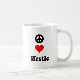 Vredesliefde Westie Koffiemok