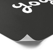 vredesliefde yoga typografie poster grijs en wit (Hoek)