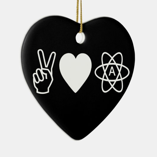 Vredesliefdesatheïsme Keramisch Ornament (Rechts)