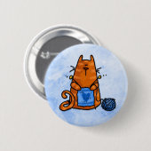 vredesliefdesbreek ronde button 5,7 cm (Voorkant /achterkant)