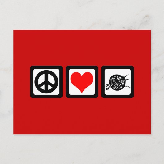 Vredesliefdesbret Briefkaart (Voorkant)