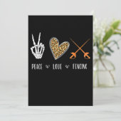 Vredesliefdescensuur voor vrouwen feestdagenkaart (Staand voorkant)