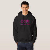 Vredesliefdescodering! Vrouw Programmer Developer Hoodie (Voorkant volledig)