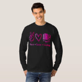 Vredesliefdescodering! Vrouw Programmer Developer T-shirt (Voorkant volledig)