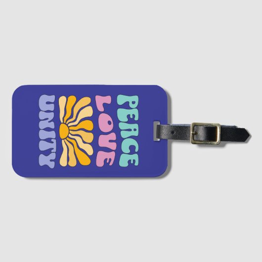 Vredesliefdeseenheid Bagagelabel (Voorkant (horizontaal))