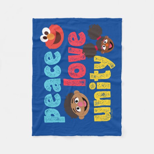 Vredesliefdeseenheid Fleece Deken (Voorkant)