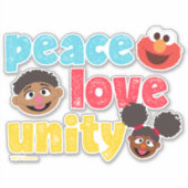 Vredesliefdeseenheid Sticker (Voorkant)