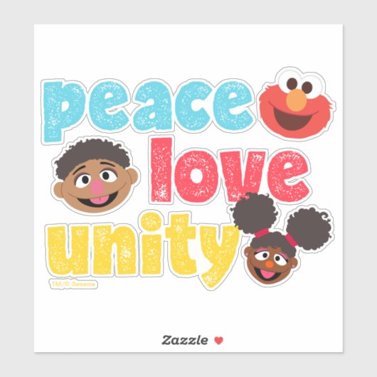 Vredesliefdeseenheid Sticker (Vel)