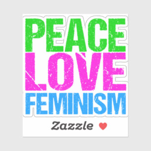 Vredesliefdesfeminisme Sticker