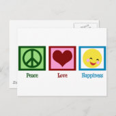 Vredesliefdesgeluk Briefkaart (Voorkant / Achterkant)