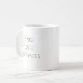 Vredesliefdesgeluk Koffiemok (Voorkant links)