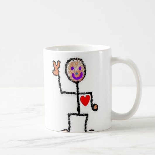Vredesliefdesgeluk Koffiemok (Rechts)