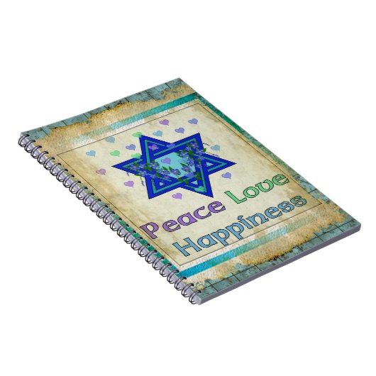 Vredesliefdesgeluk Notitieboek (Rechterzijde)