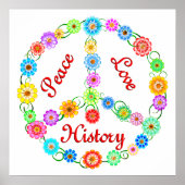 Vredesliefdesgeschiedenis Poster (Voorkant)