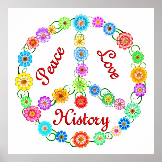 Vredesliefdesgeschiedenis Poster (Voorkant)