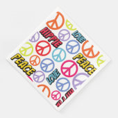 Vredesliefdeshippie Servet (Hoek)