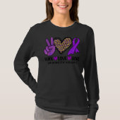 Vredesliefdeshoop Einde van huiselijk geweld T-shirt (Voorkant)