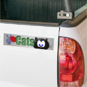 Vredesliefdeskatten Bumpersticker (Op Truck)