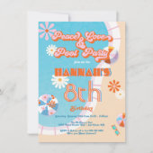 Vredesliefdesorganisatie en poolpartij Birthday Hi Kaart (Voorkant)