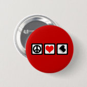 Vredesliefdespiano Ronde Button 5,7 Cm (Voorkant /achterkant)