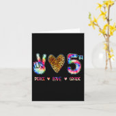 Vredesliefdesplein met vijfde klas terug naar scho kaart (Gele Bloem)