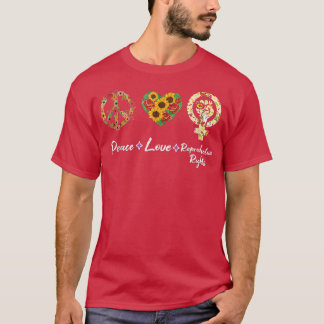 Vredesliefdesrechten Feministisch feminisme 4 T-shirt