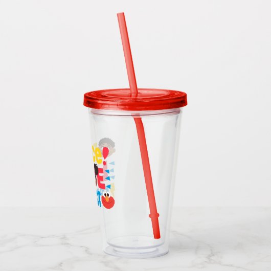 Vredesliefdesrespect Acryl Drinkbeker (Links)