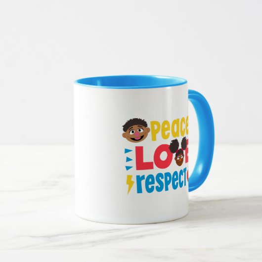 Vredesliefdesrespect Mok (Voorkant rechts)