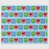 Vredesliefdesverzekering Cadeaupapier (Vlak)