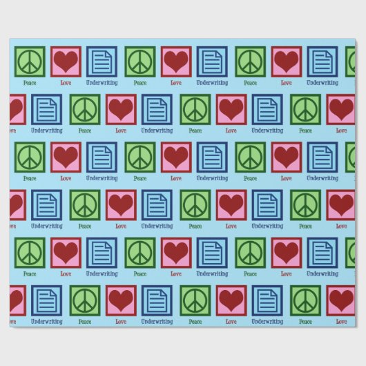 Vredesliefdesverzekering Cadeaupapier (Vlak)