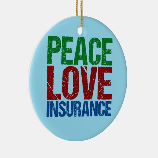 Vredesliefdesverzekering Keramisch Ornament (Rechts)