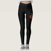 Vredesliefdesvoorlichting Leukemie Leggings (Voorkant)