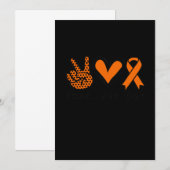 Vredesliefdesvoorlichting Leukemie Save The Date (Voorkant / Achterkant)