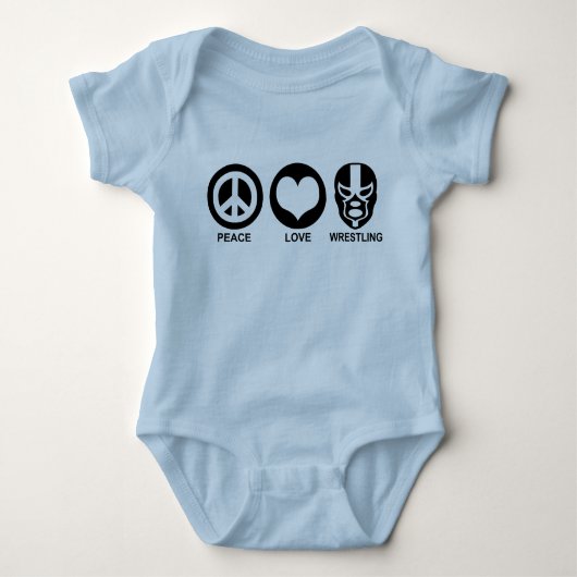 Vredesliefhebber Baby T-Shirt (Voorkant)