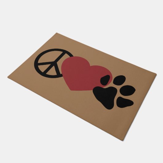 Vredesliefhebber Deurmat (Schuin)