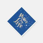 Vredesliefhebber in de sterren servet (Hoek)