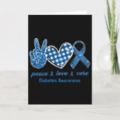 Vredesliefhebber Leopard Diabetes Bewustmaking Sur Kaart (Voorkant)