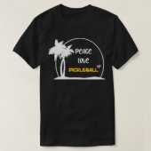 Vredesliefhebber pickleball Degital designe 6 T-shirt (Design voorkant)