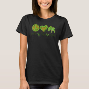 Vredesliefhebber veen wereldvegetarische dag Veggi T-shirt